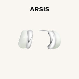 ARSIS｜流光系列 流光云朵双层耳钉