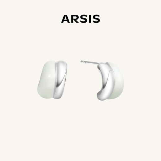 ARSIS｜流光系列 流光云朵双层耳钉 商品图0