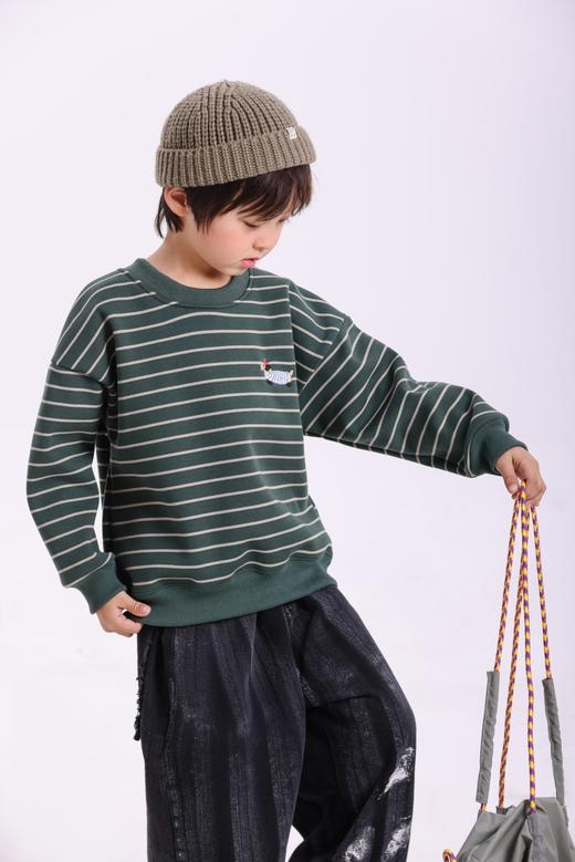 Rarmoell拉慕儿25126萌趣条纹刺绣卫衣 商品图9