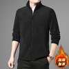 秋冬新款奥粒绒男士立领开衫加绒休闲卫衣外套加厚保暖摇粒绒夹克 商品缩略图5