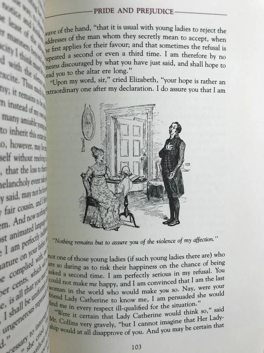 简·奥斯汀《傲慢与偏见》 休·汤姆森插图 富兰克林图书馆豪华皮装 商品图11