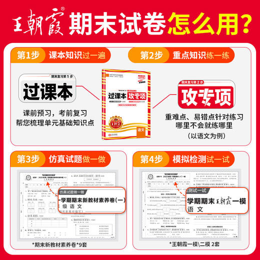 2025秋季上册王朝霞各地期末真题精选语数期末考试备考试卷一二年级通用 商品图1