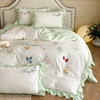 自然醒亲肤全棉水洗棉刺绣四件套-繁花似锦AN 商品缩略图10