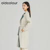 oldcolour春季高级感气质收腰显瘦中长款白色风衣外套女O14047092B 商品缩略图2