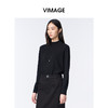 VIMAGE纬漫纪低圆领简约时尚百搭秋冬新款针织衫V2401114 商品缩略图1