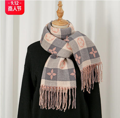 围巾女生冬季百搭2025新款秋冬氛围感爱心款保暖ins高级感潮披肩 商品图10