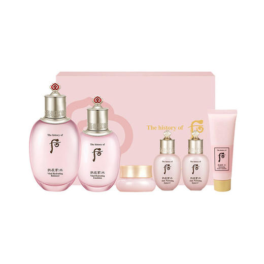 Whoo后 拱辰享 水妍清透平衡水乳六件套（2瓶正装4瓶中样） 商品图0