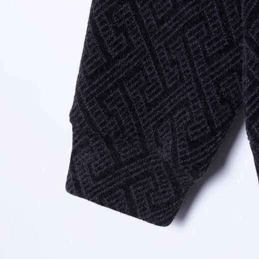 WY1279SDSA男士秋冬新款痞帅男装潮牌撞色提花字母抽绳连帽卫衣百搭宽松 商品图4