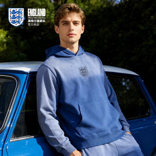 【官方正版】英格兰国家队 | 秋冬新款渐变连帽卫衣潮流帽衫 商品图2