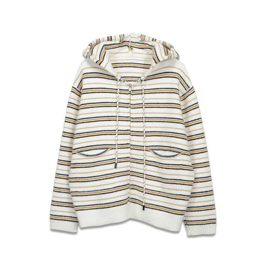 时尚软糯撞色条纹毛衣-纪念日百货门店同款166695851 商品图4