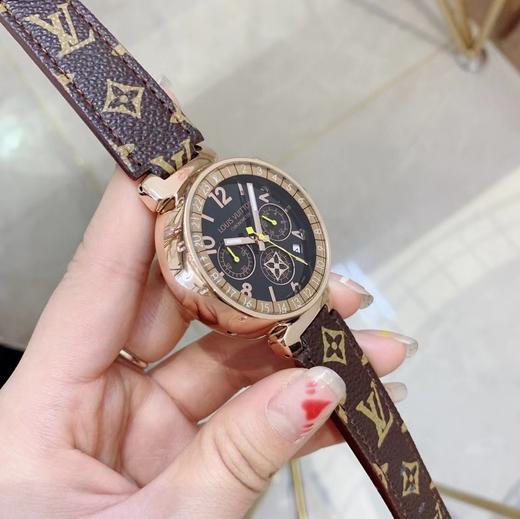 D110718新款女士石英石腕表时尚老花表带奢华手表女 商品图4