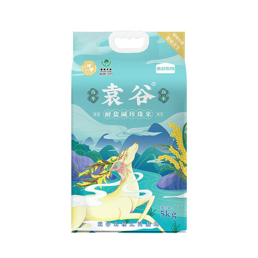 袁谷隆平芯米耐盐碱珍珠米5kg东北大米粳米10斤2025新米 商品图4