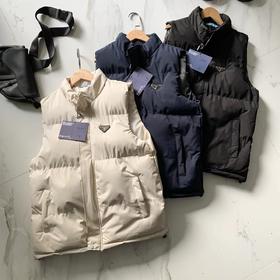 D110789秋冬新款户外休闲立领防风棉马甲