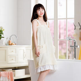 内野 XS无捻纱80支棉花糖浴裙