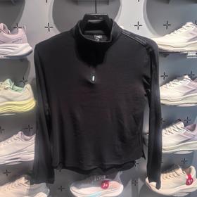 安踏女士套头半开襟长袖运动T恤162548402