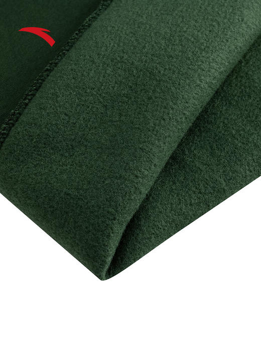 安踏【王一博同款】轻暖绒连帽卫衣滑板系列男女休闲上衣172548701N 【王一博同款】松翠绿-2 商品图5