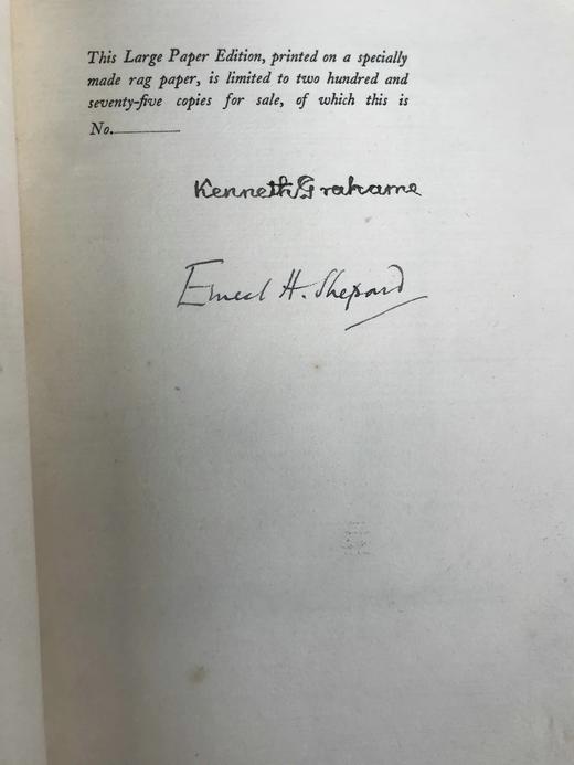 作家画家双签名限量版！1930年 格雷厄姆《梦里春秋》 谢泼德28幅插图 精装32开带书匣 商品图2