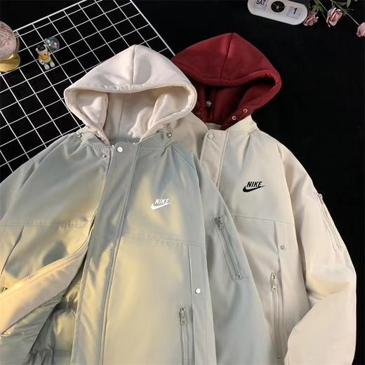 D110777新款轻量化质地功能性连帽棉衣棉服 商品图4