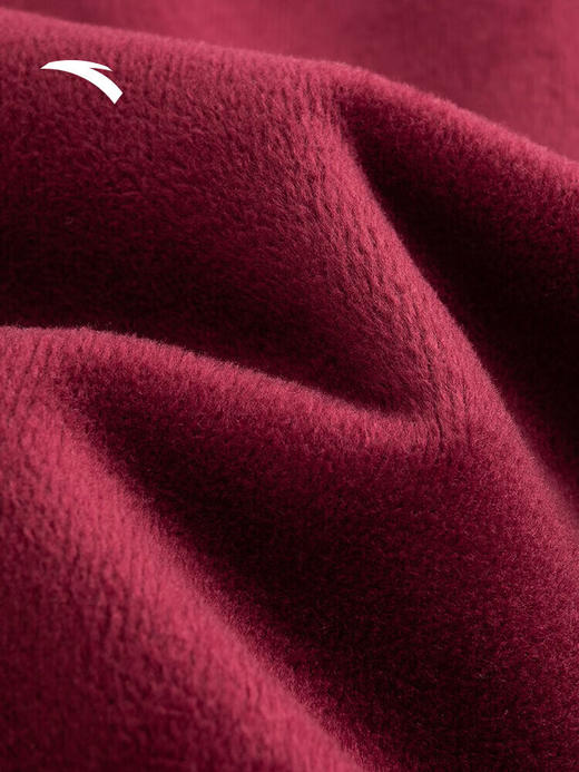 安踏锥形束脚卫裤女款2025新款加绒保暖百搭休闲裤长裤162548304N 安可拉红-2 商品图6