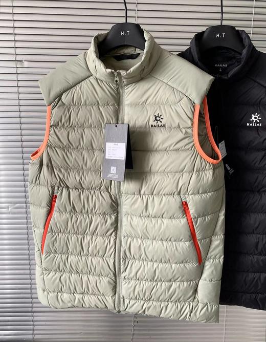 D110748男女情侣款冬季保暖男士立领鹅绒马甲 商品图2