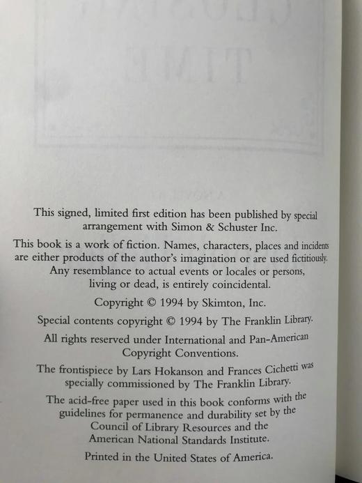 签名首版！约瑟夫·海勒《最后时光》 富兰克林图书馆豪华仿皮本 商品图5