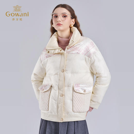 【鹅绒】乔万尼鹅绒服女款秋冬高端羽绒服ET4T008 商品图2