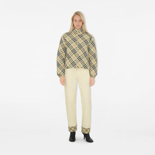 【一】BURBERRY 巴宝莉 女士双面格纹羽绒服 格子色 8098488 C1506 商品图2