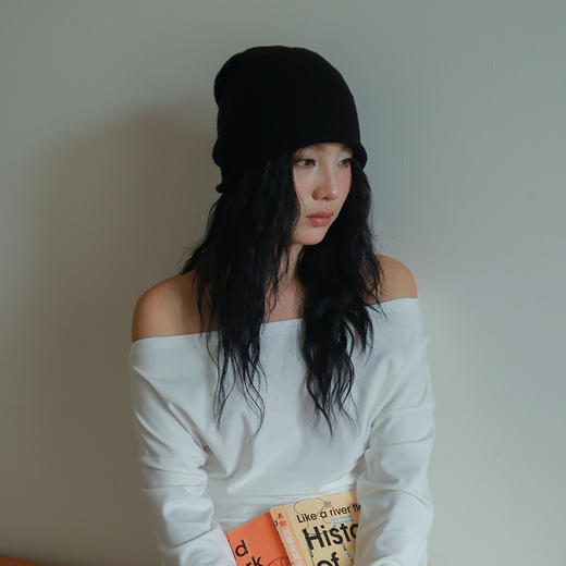 凡饰 纯色羊毛包头帽 商品图4