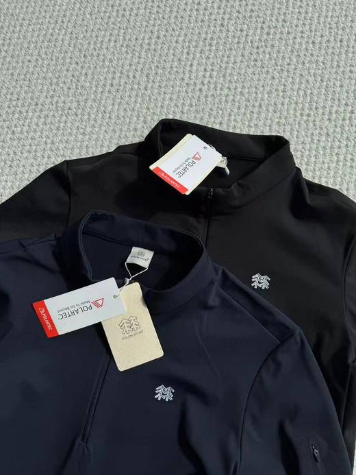 D110754抓绒衣保暖男士POLARTEC混纺半拉链长袖T恤打底卫衣 商品图3