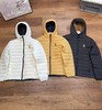 D110727新款男女情侣款双面穿连帽设计羽绒服夹克 商品缩略图0