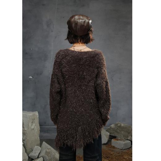 纯色不规则流苏毛衣-纪念日百货门店同款165043295 商品图2