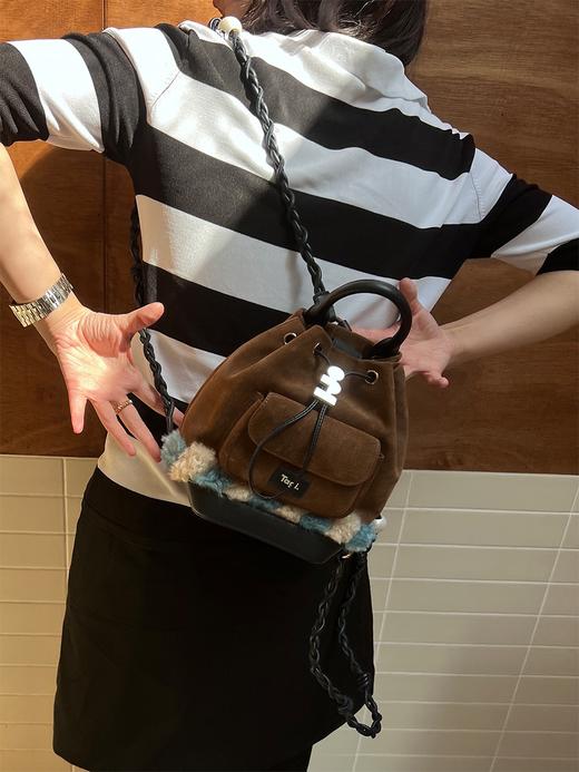 Tagi 画家珍珠编织束口双肩包 商品图2