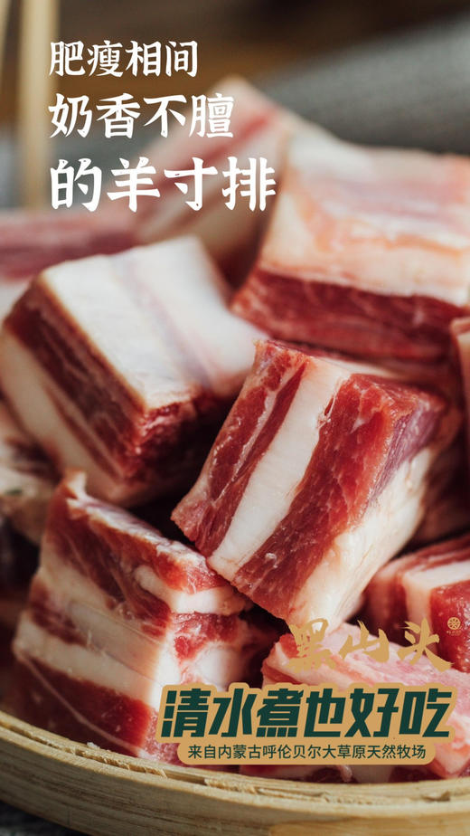 无膻味的内蒙古黑山头奶香羊肉第九季回归 商品图1