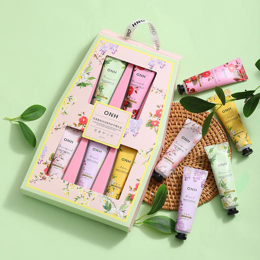 39.9元10支！1盒5款独特香氛 ONH花漾香氛发热护手霜礼盒 商品图8