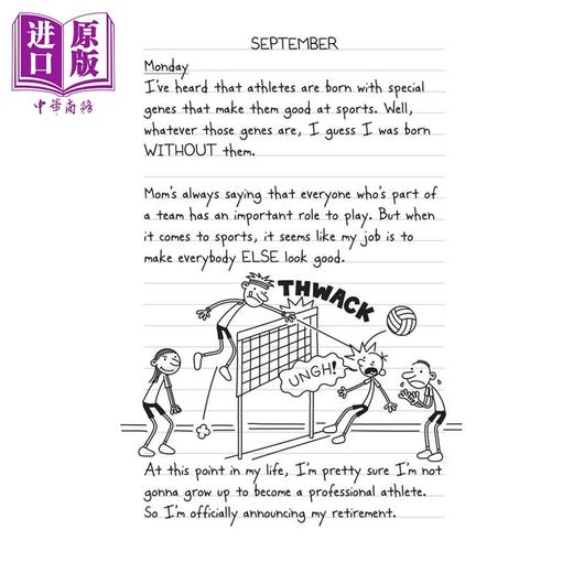 【中商原版】小屁孩日记16 英国版 平装Diary of A Wimpy Kid Book 16 Big Shot! 英文原版 儿童小初文学故事书 进口经典童书 商品图1