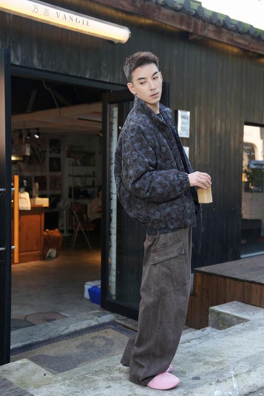 W542574508复古毛绒羽绒服 商品图2