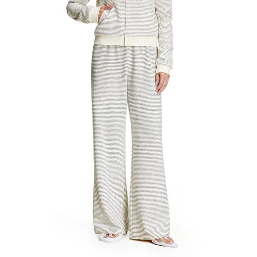 FDR官方店 条纹直筒休闲裤男女秋冬裤子慵懒宽松垂感系带长裤子 商品图0