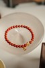 米马饰物 天然九口料南红手串 配银镀金配件 商品缩略图5