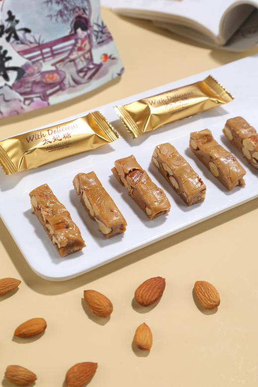 【君味唻坚果太妃糖】39.9💰抢两大袋夏威夷果/巴旦木/花生三重口味，口口酥脆不粘牙，甜而不腻解馋❗ ✅手工熬制➕安佳黄油🧈大颗果仁肉眼可见❤️  商品图5