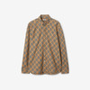 【一】BURBERRY 巴宝莉 男士B字型盾牌刺绣格纹棉质长袖衬衫 格子色 8098844 B9368 商品缩略图0