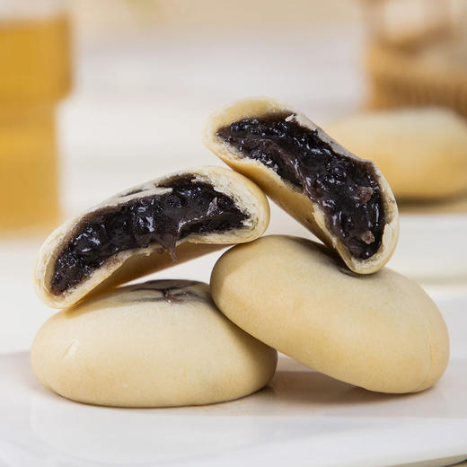 吃出好气色！【超值3袋装/6袋装】硕果田间 血糯米红豆山药紫米饼 皮软馅糯 好吃不腻 独立包装 200g/袋 商品图7