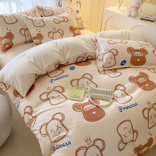 【冬季磨毛 超值特惠】Miss lolo 新款40S磨毛四件套 吸湿透气 亲肤细腻 多款可选 商品图7