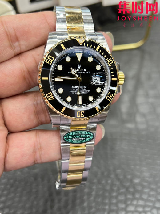 RC配重版水鬼 重量180克+ 劳力士潜航者型 RC配重间金黑水鬼40mm 丹东3135机 商品图3