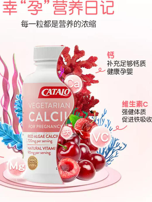 CATALO家得路进口天然孕钙C 英文版 (保质期 2027.8） 商品图1