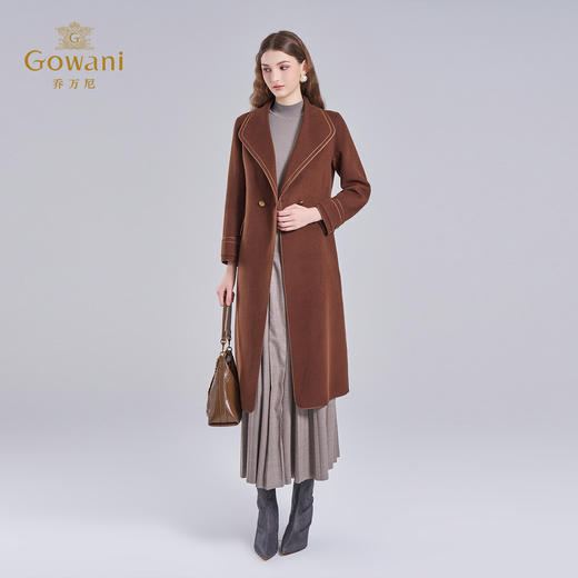 【羊绒】乔万尼新款羊毛羊绒大衣外套女秋冬高级感ET4A833 商品图2