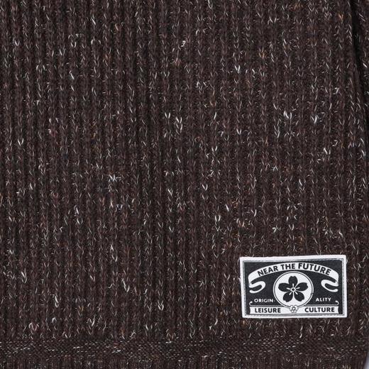 SDSA男士秋冬新款痞帅男装慵懒风下摆拼接圆领毛衣潮流百搭针织衫 商品图3