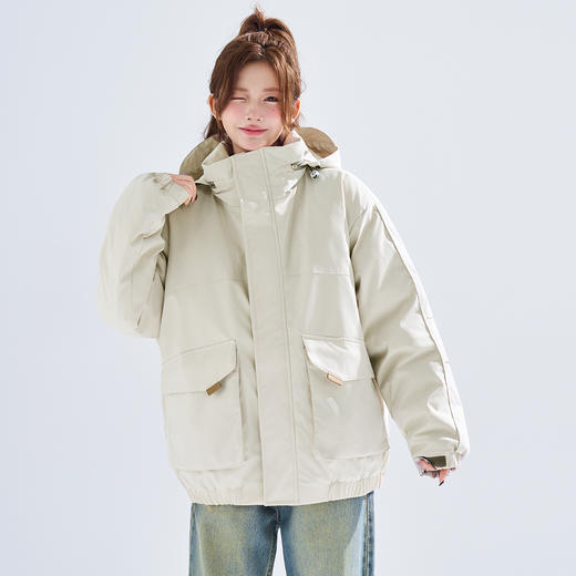 【比羽绒还要暖的棉】全新升级 斯辰唯佳金标Primaloft棉 纳米级绝热材料 山系棉服 男女同款 棉服帽可隐藏 D82-2533 商品图0