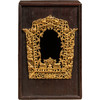 清	红木嵌铜鎏金开窗佛龛 商品缩略图5