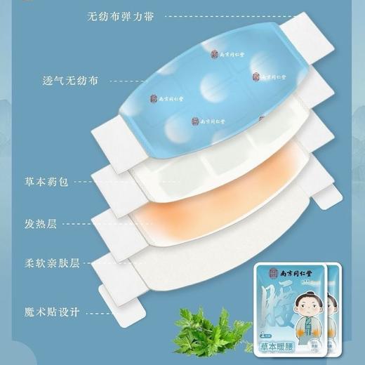 优选丨南京同仁堂乐家老铺  益母草+生姜+艾草+当归暖身贴（4包+赠送1盒草本暖腰/膝贴） 商品图1