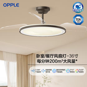 特价🔥睿风全光谱风扇灯餐厅卧室侧发光隐形扇